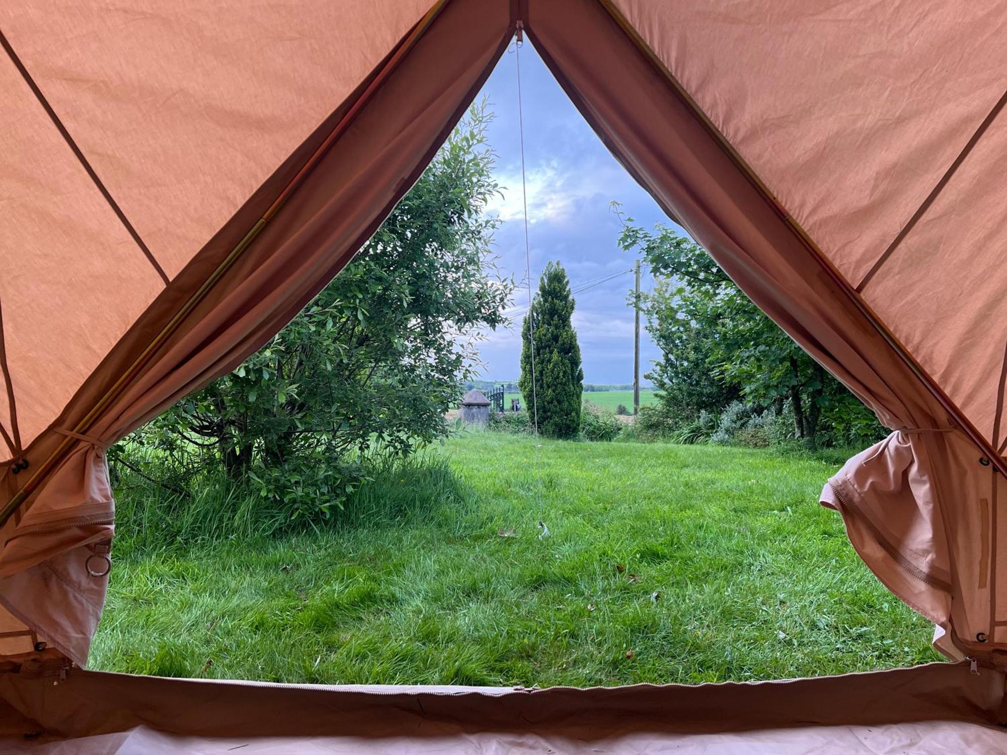 Bluebell Tent At Ballyward Croft Ardkeen Exterior photo