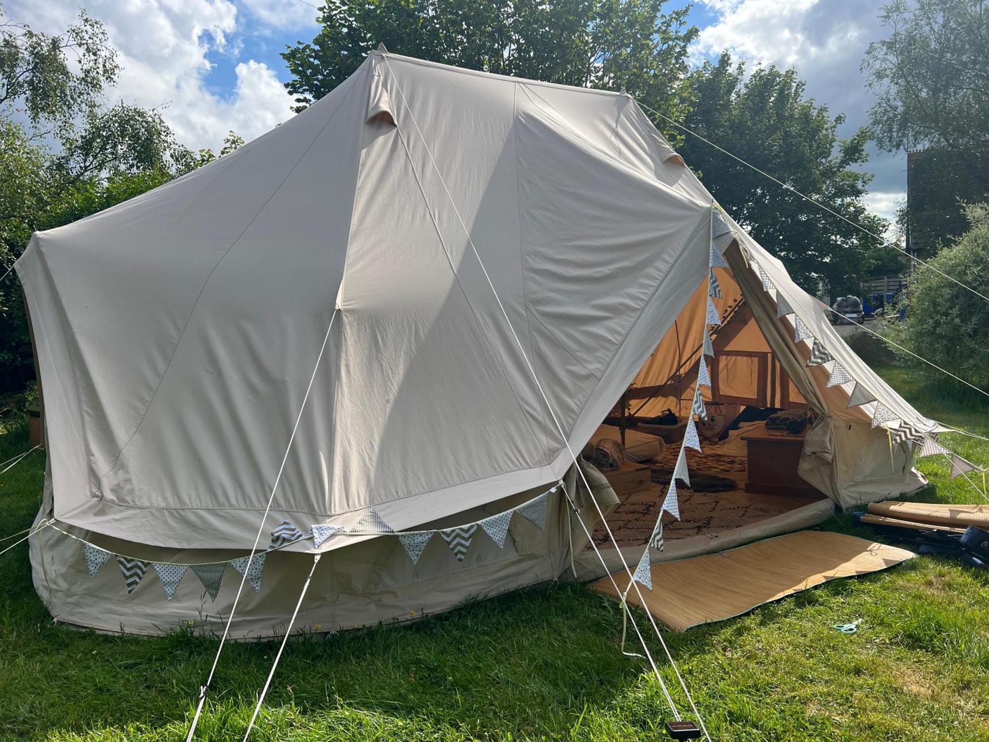Bluebell Tent At Ballyward Croft Ardkeen Exterior photo