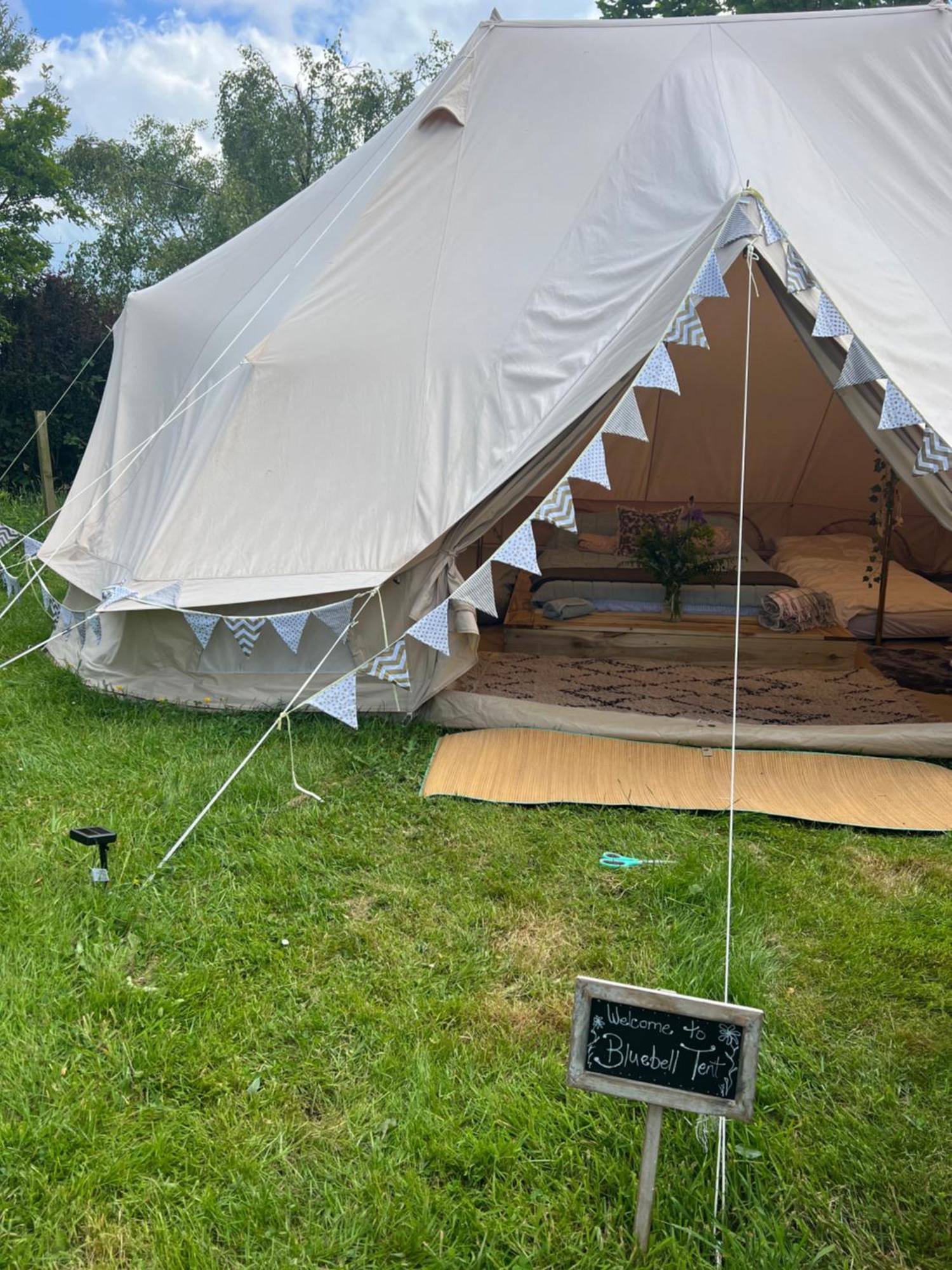 Bluebell Tent At Ballyward Croft Ardkeen Exterior photo
