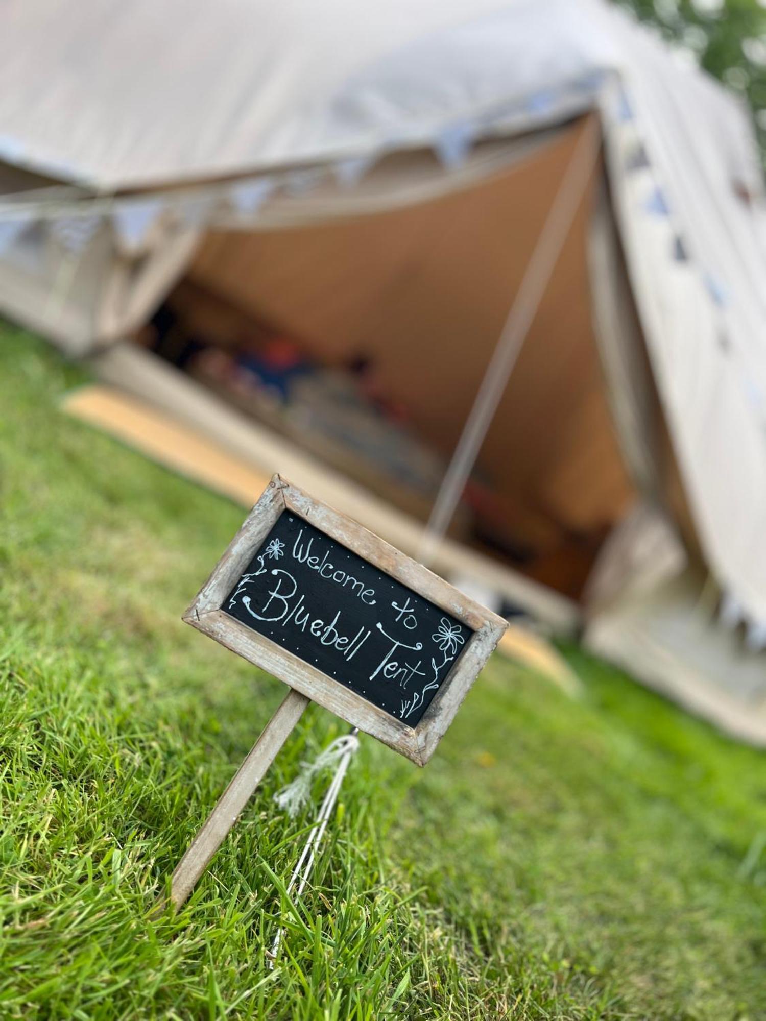 Bluebell Tent At Ballyward Croft Ardkeen Exterior photo